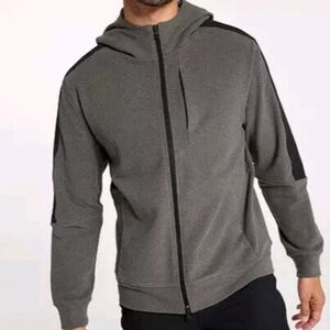 VRST Men's Medium Pinnacle Polar Fleece Zip Up Hoodie Jacket Warm Pewter New